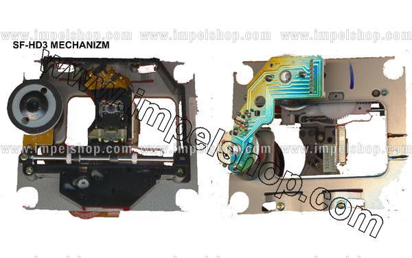 Laser / czytnik laserowy do odtwarzacza CD / DVD o symbolu : SF-HD3 MECHANIZM TYP 01 , gwarancja 6 miesiecy