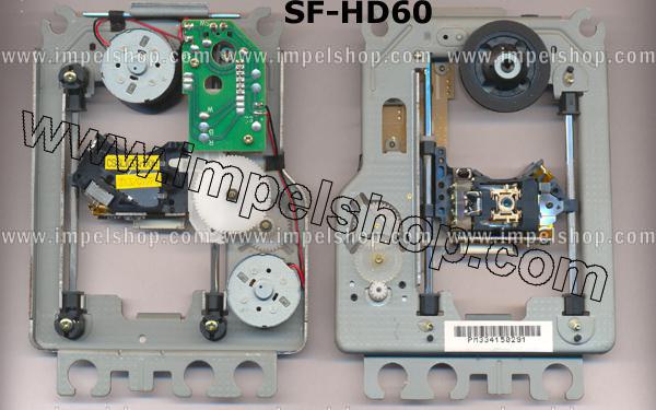 Laser / czytnik laserowy do odtwarzacza CD / DVD o symbolu : SF-HD60 (6PIN) MECHANIZM , gwarancja 6 miesiecy