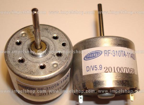 SILNIK DVD TYP 35   RF310TA-11400   5,9V   OŚKA 18MM