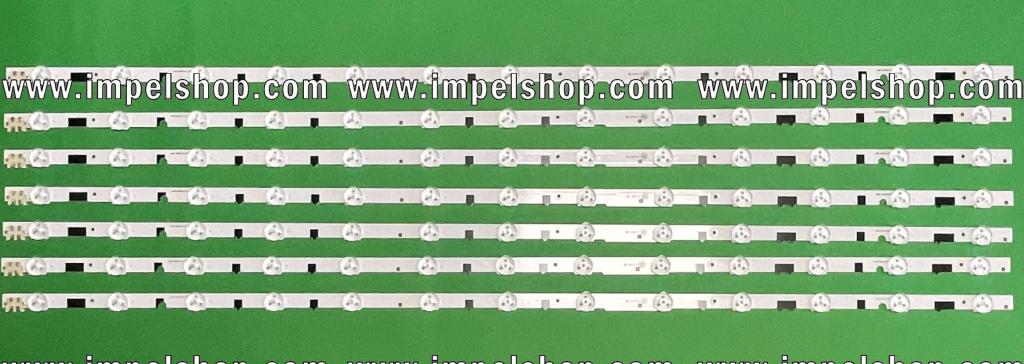 Zestaw listew LED do naprawy podświetlenia telewizora SAMSUNG 40" zestaw 7szt X  D2GE-400SCA-R3 + D2GE-400SCB-R3 13LED  , BN96-25304A + BN96-25305A , BN96-25520A + BN96-25521A , 2013SVS40F