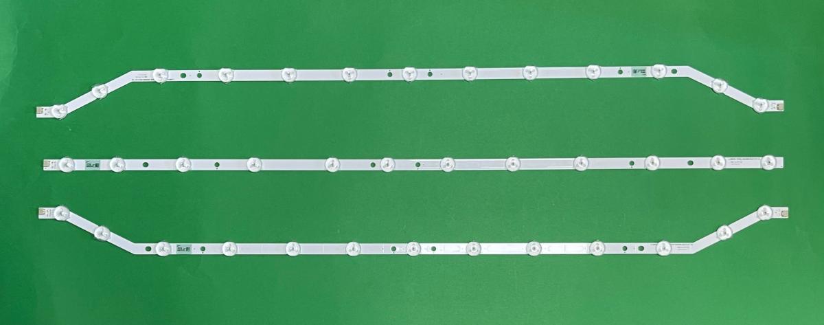 Zestaw listew LED do naprawy podświetlenia telewizora SAMSUNG zestaw D3GE-390SMA-R2 13LED ,  BN96-28764A   2 sztuki + D3GE-390SMB-R2 12LED ,  BN96-28765A   1 sztukA