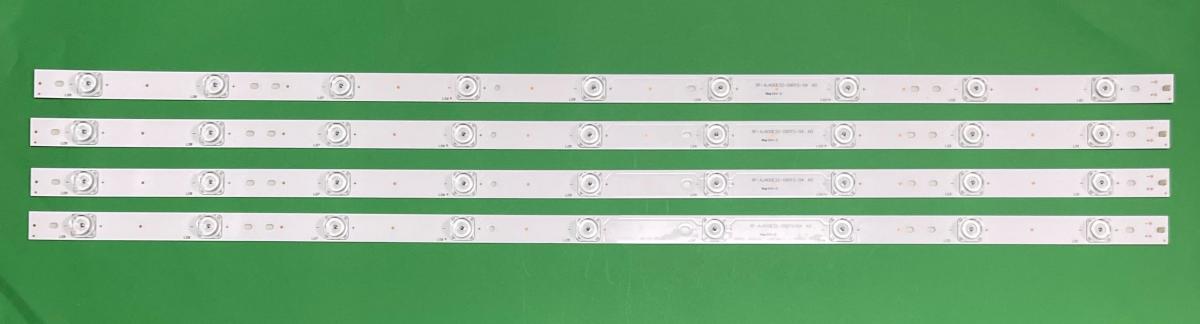 Zestaw listew LED do naprawy podświetlenia telewizora  SHARP 40" zestaw 4szt X RF-AJ400E32-0901S-04 A0 / RF-AJ400E32-0901S-04 A2 DLED40YC4X10 , 9LED , 796MM