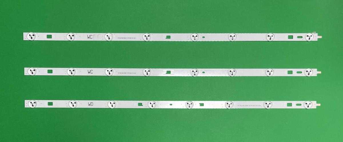 Zestaw listew LED do naprawy podświetlenia telewizora SONY 32" LG INNOTEK 32inch WXGA NDSOEM WA TYPE REV0.0  X 2szt , LG INNOTEK 32inch WXGA NDSOEM WB TYPE REV0.0  X 1szt