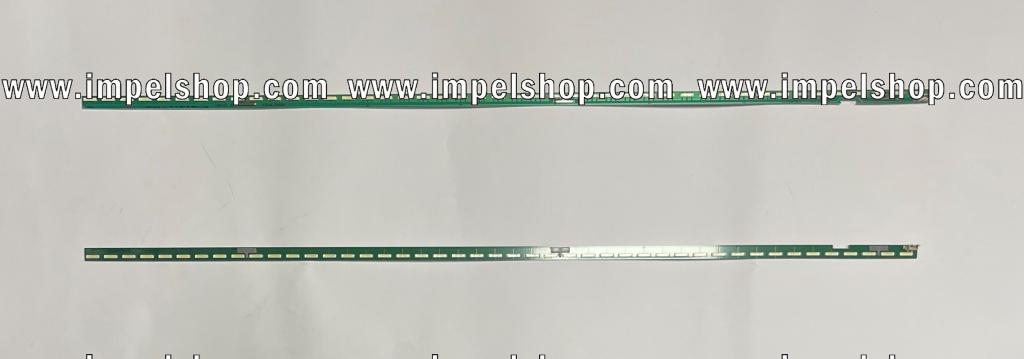 Zestaw listew LED do naprawy podświetlenia telewizora LG 49" krawędziowa zestaw 2 szt  ( 49" V15 ART3 FHD REV0.4 2 R-TYPE  X 1szt 45LED , DŁUGOŚĆ 537MM ,  49" V15 ART3 FHD REV0.4 2 L-TYPE X 1szt  , 45LED , DŁUGOŚĆ 537MM )