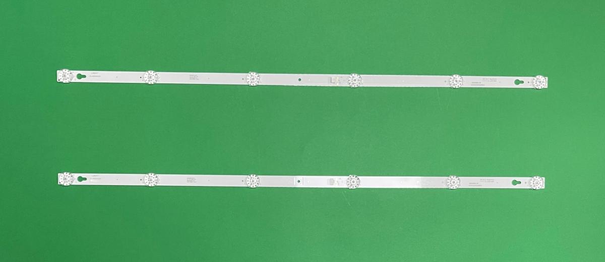 Zestaw listew LED do naprawy podświetlenia telewizora TCL 32" zestaw 2 sztuki X   32HR330M06A8 V1 , 6LED , 6V , 560MM