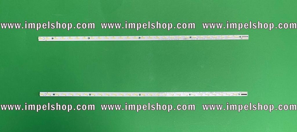 Zestaw listew LED do naprawy podświetlenia telewizora  SHARP 50" krawędziowa zestaw  2szt , V500H1-LS5-TREM6   28LED   X 1szt  &   V500H1-LS5-TLEM6   28LED   X 1szt  ,  315MM , 6V
