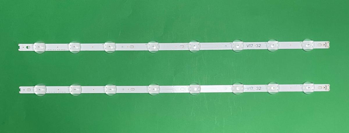 Zestaw listew LED do naprawy podświetlenia telewizora LG 32" zestaw 2szt X V17 ART3 2855 6916L-2855B , 8LED , 660MM , AGF79058902 , AGF79018701 , AGF78684201 ,