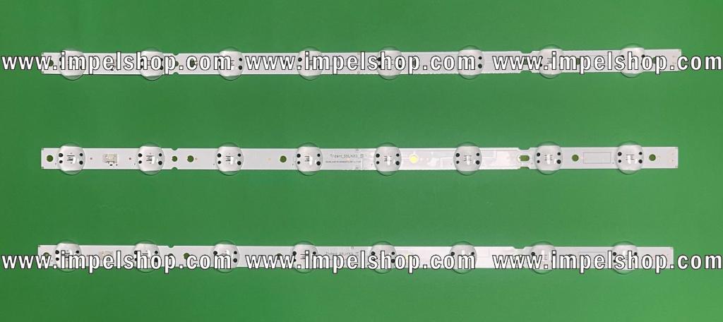 Zestaw listew LED do naprawy podświetlenia telewizora LG 55" zestaw  SSC_TRIDENT_55UK63_8LED_SVL550AS48AT5_REV1.0   X 3szt , AGM76191301 , AGF30214601 ,