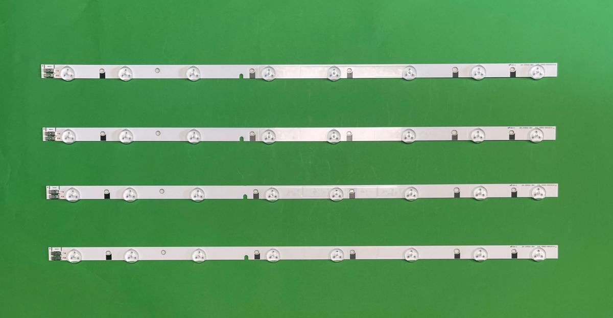 Zestaw listew LED do naprawy podświetlenia telewizora SAMSUNG 32" zestaw  D1GE-320SC0-R3   8LED  X 4szt   ,  580MM , BN96-24146A , BN96-24166A, BN96-24145A