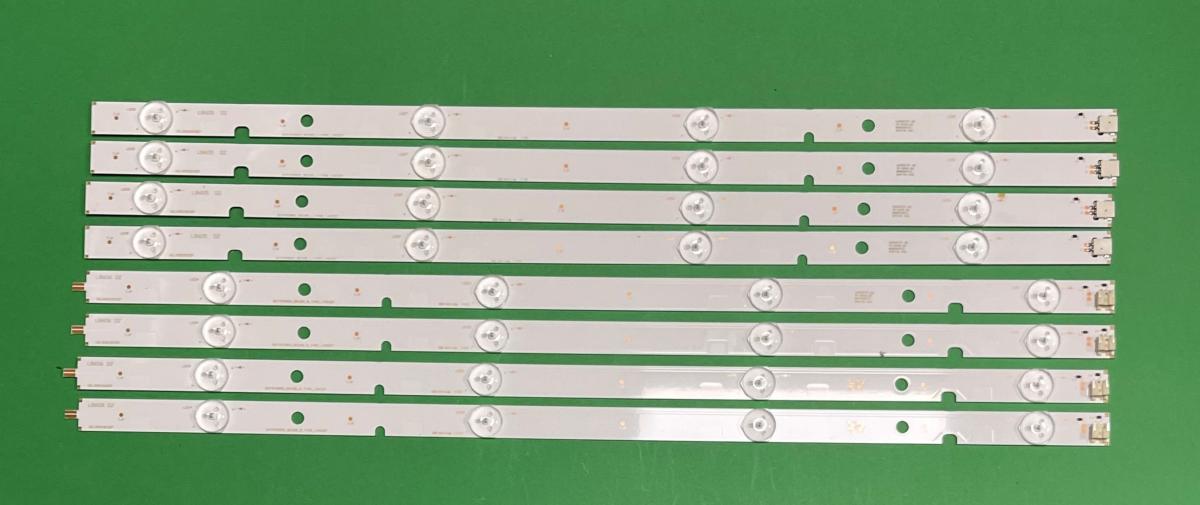 Zestaw listew LED do naprawy podświetlenia telewizora TOSHIBA 47" zestaw 8 szt   SVT470A53_REV05_R    4LED X 4szt  &   SVT470A53_REV05_L    4LED X 4szt