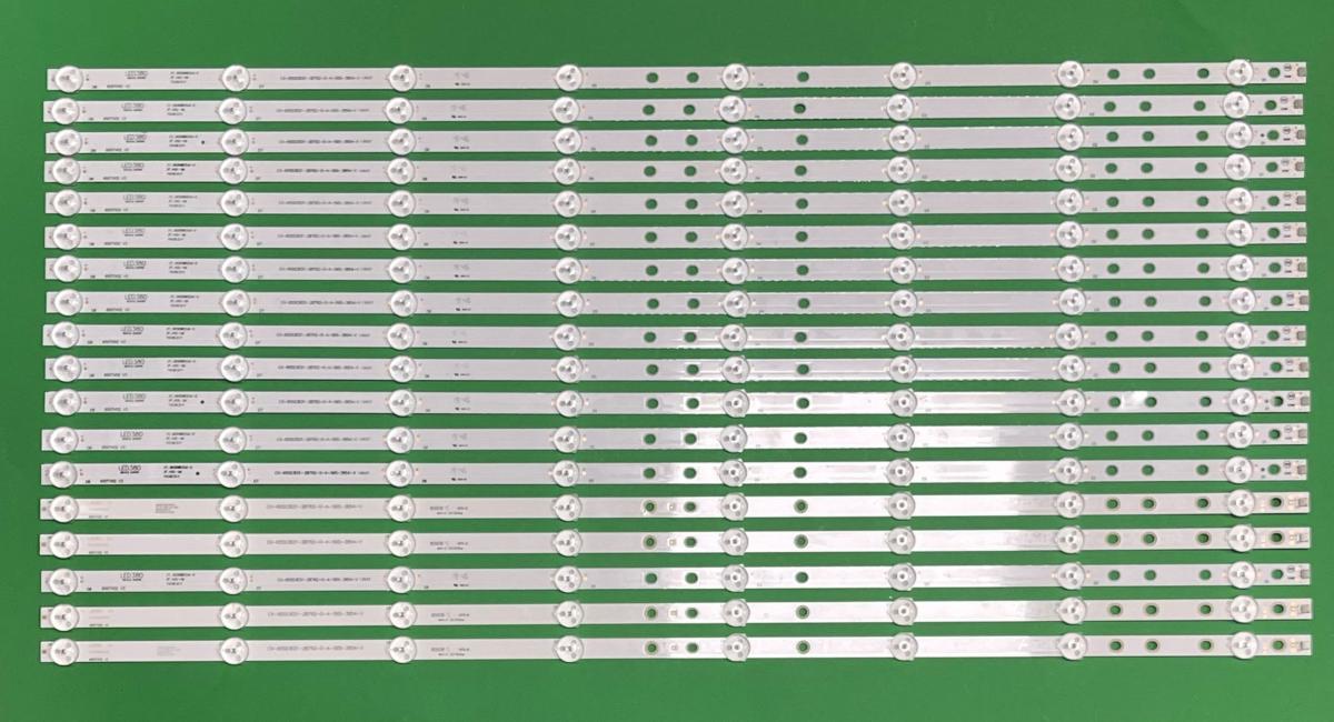 Zestaw listew LED do naprawy podświetlenia telewizora SONY 65" zestaw 16szt X 650TV02 V3 T650HVF05 / CX65503E01-2B762-0-A-565-3854-V , 8LED , DŁUGOŚĆ : 710MM