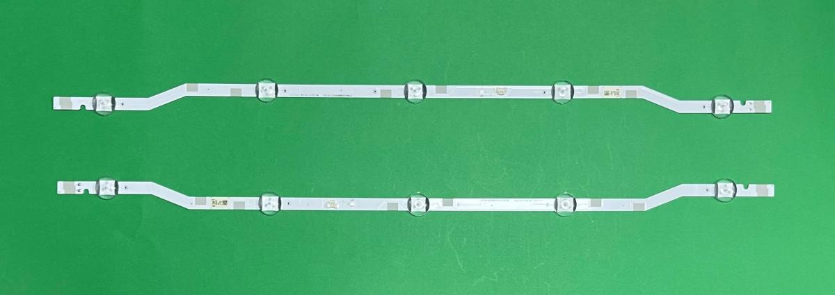 Zestaw listew LED do naprawy podświetlenia telewizora SAMSUNG 32" zestaw   2szt X  V7DN-320SM0-R1   5LED , BN96-43703A , 2017_SVS32_HD_FCOM_5LEDS LM41-00419A , 580MM , 5LED , 3V