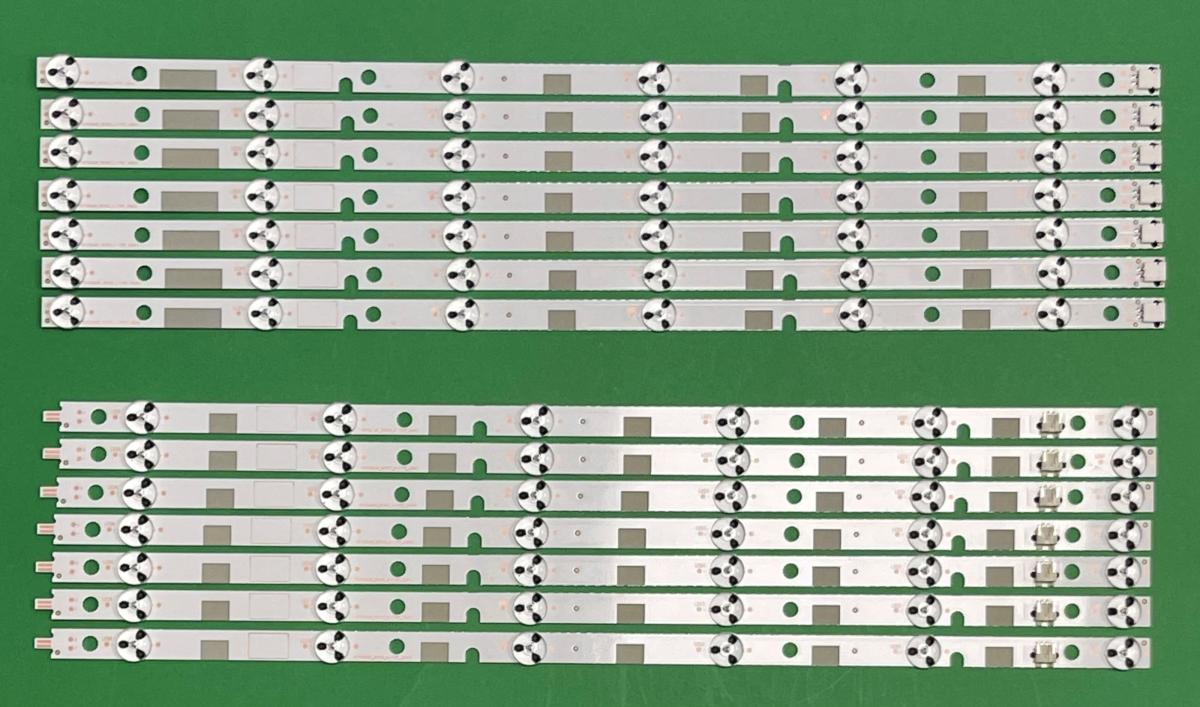 Zestaw listew LED do naprawy podświetlenia telewizora SONY / TOSHIBA  42" zestaw 14 szt  SVT420A81 , 7szt X SVT420A81_REV03_R-TYPE_130613 , 6LED & 7szt X SVT420A81_REV03_L-TYPE_130613 , 6LED , 3V ,