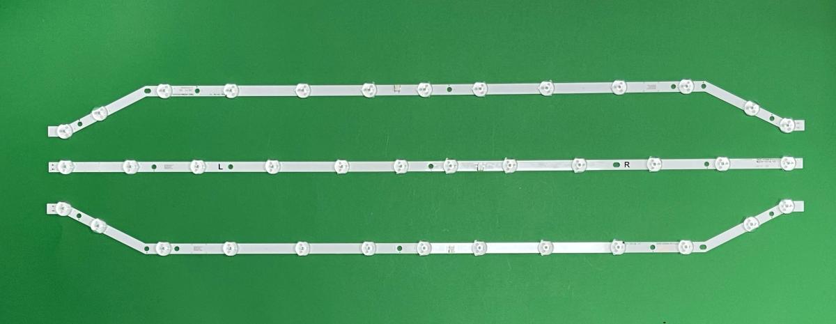 Zestaw listew LED do naprawy podświetlenia telewizora SAMSUNG 40" zestaw 3szt , 2szt X  DMGE-400SMA-R1 & 1szt X  DMGE-400SMB-R1
