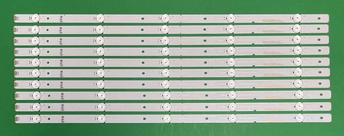 Zestaw listew LED do naprawy podświetlenia telewizora INSIGNIA / HISENSE 55" zestaw 10szt X SAMSUNG_2015CHI550_FCOM_05_E33_15_REV1.0 , LM41-00213A , SVH550AL2_5LED_REV01_160104 , 5LED , 559MM ,