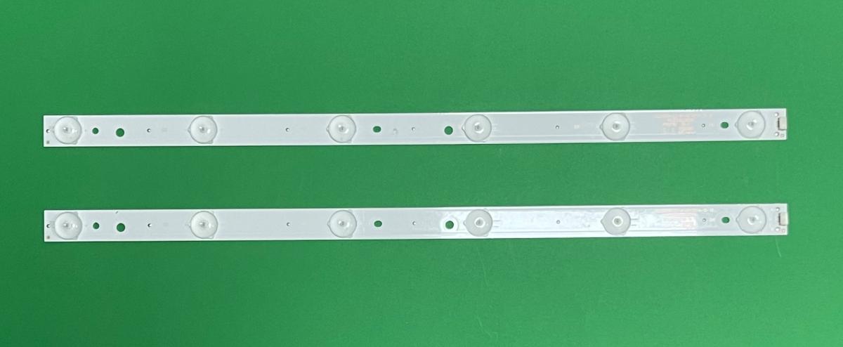 Zestaw listew LED do naprawy podświetlenia telewizora CHANGHONG 24" zestaw 2szt X GC236D06-ZC14F-03 , PN:303GC236031 , 6LED , 3V , 423MM ,