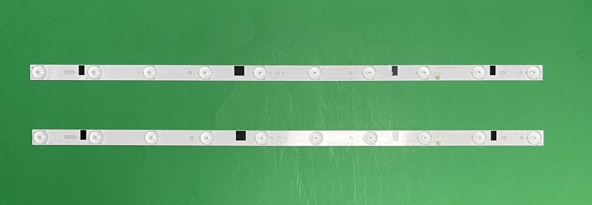 Zestaw listew LED do naprawy podświetlenia telewizora MANTA 32" zestaw 2szt X ZDCX32D10-ZC21F-01 , 180.DT0-32D700-0H , HL-00320A28-1001S-01 A0 , 10LED , 598MM , 3V ,