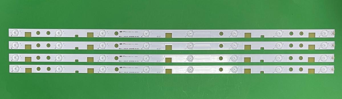 Zestaw listew LED do naprawy podświetlenia telewizora HISENSE 40" zestaw 4 szt X  LBM400P0801-BS-3S(0) LBM400P0801-BS-2S , 8LED , 792MM , 3V ,