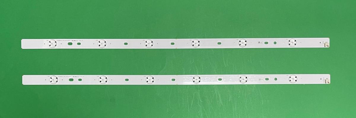 Zestaw listew LED do naprawy podświetlenia telewizora TOSHIBA 32"   zestaw 2 szt X SVT320AN0 SVT320ANO_AL_RO1_6LED_150727 ,