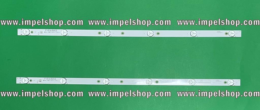 Zestaw listew LED do naprawy podświetlenia telewizora ARIELLI 32" zestaw 2szt X MS-L1343 V2 , MS-L2430 , MS-L2202 V2 , RF-BU320E30-0601S-02 A2 , JL.D32061330-081AS-M , JL.D32061330-315DS-M_V01 ,  MS-L1074 2*6_3030_300MA_36V , 6LED , 577MM , 3V ,