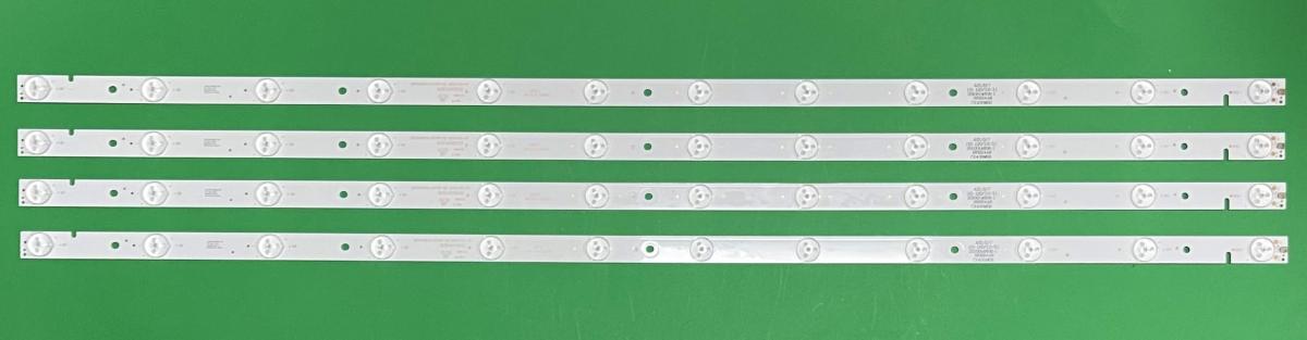 Zestaw listew LED do naprawy podświetlenia telewizora SKYMASTER 43" zestaw 4szt X ZDCX43D12-ZC14F-02 303CX430032 A21 HL-00430A28-1201S-01 , 12LED , 826MM , 3V ,