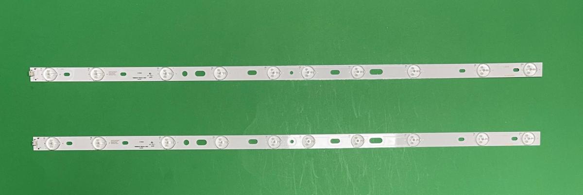 Zestaw listew LED do naprawy podświetlenia telewizora TCL 32" zestaw 2szt X PB08D623173BL042-005H , 10LED , 3V , 620MM ,