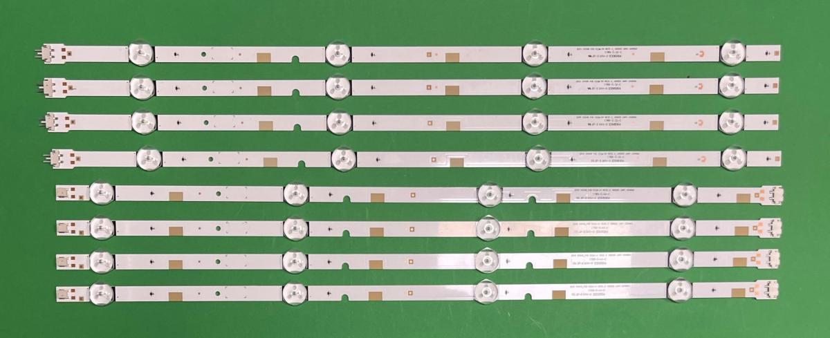 Zestaw listew LED do naprawy podświetlenia telewizora SAMSUNG 48" zestaw 8szt , 4szt X V5DN-480SMA-R3 & 4szt X V5DN-480SMB-R3 , 2015SVS48 FHD , LM41-00360A & LM41-00359A , BN96-37296A & BN96-37297A , V5DN-480SMA-R4 & V5DN-480SMB-R3 , LM41-00360A & LM41-00359A , BN96-37296A & BN96-37297A