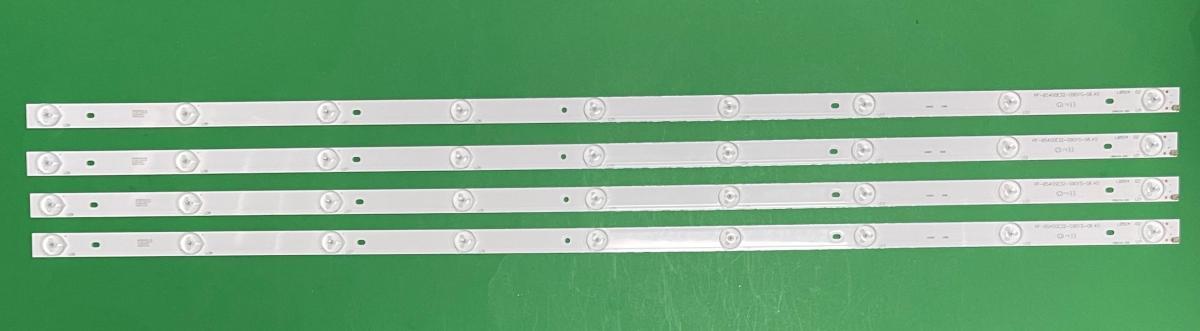 Zestaw listew LED do naprawy podświetlenia telewizora TCL / THOMSON 40" zestaw 4szt X RF-BS400E32-0901S-06 , 9LED , 3V ,