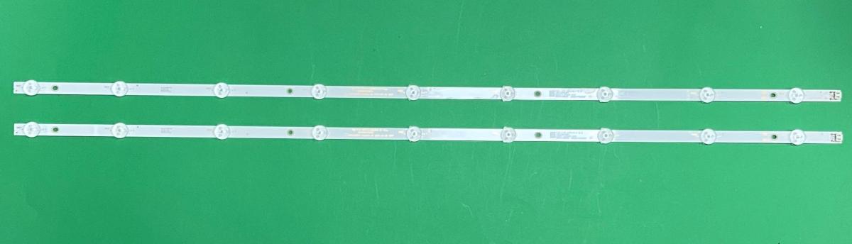 Zestaw listew LED do naprawy podświetlenia telewizora PANDA 43" zestaw 2szt X XMNJ43D09-ZC62AG-01 / 303XM430002 , 9LED , 3V , 835MM