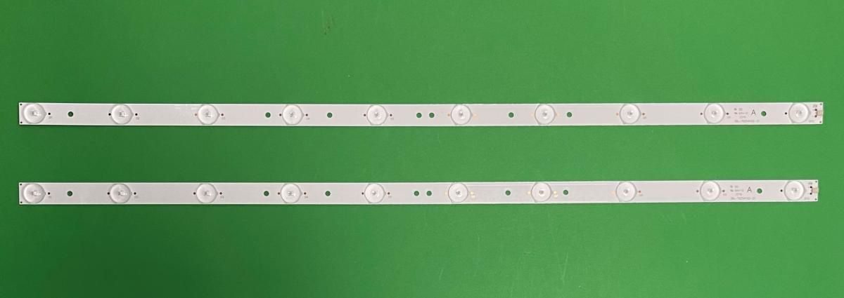 Zestaw listew LED do naprawy podświetlenia telewizora JVC 32" zestaw 2szt X 3BL-T6254102-21 , 10LED , 3V , 624MM ,