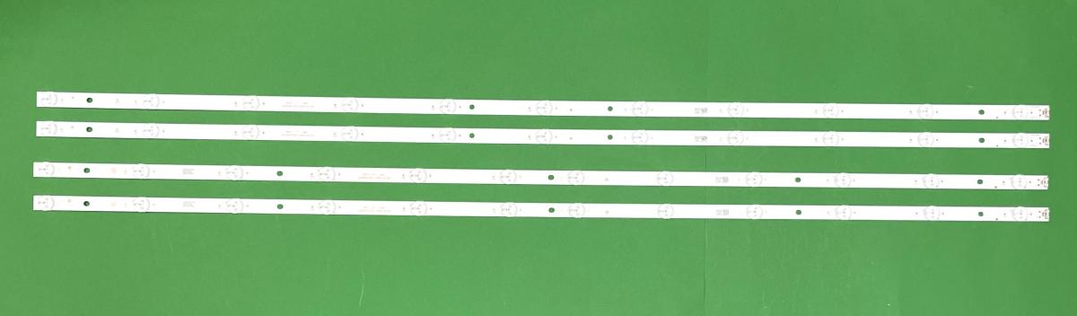 Zestaw listew LED do naprawy podświetlenia telewizora PANASONIC  55" zestaw   4szt , 2szt X JL.D550B1330-078CS-M_V01 , A-TYPE & 2szt X JL.D550C1330-078CS-M_V01 , B-TYPE , VESTEL PART NUMBER : 30104638 , 30104639 , 23647008 ,