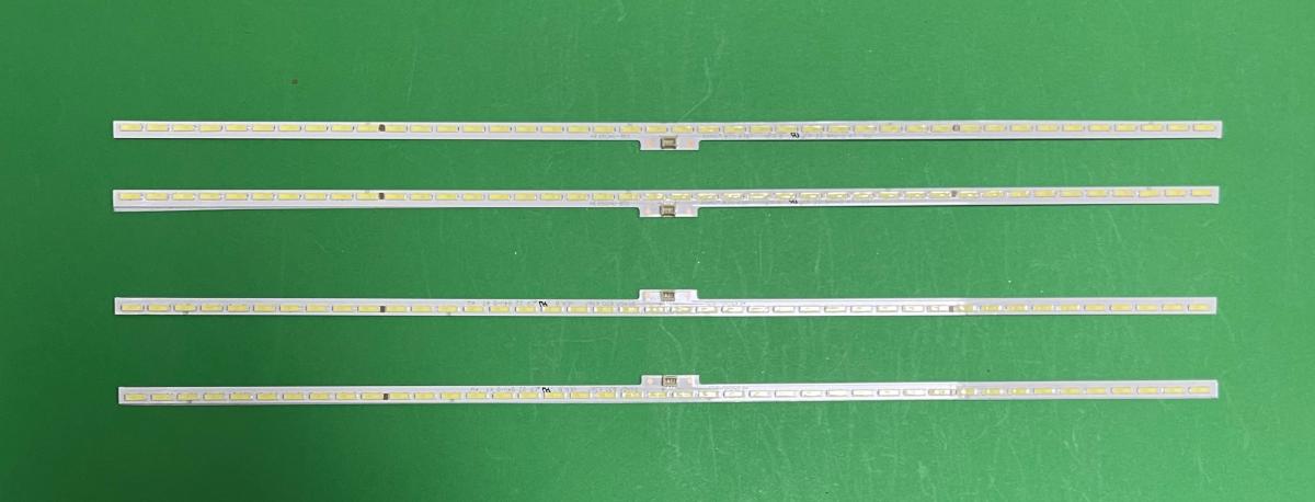 Zestaw listew LED do naprawy podświetlenia telewizora SHARP / HISENSE 65" zestaw 4szt X RSAG7.820.6367 GT-1146680-A , 42LED , 350MM , 6V ,