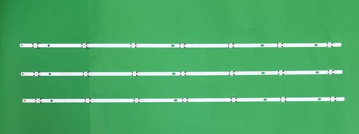 Zestaw listew LED do naprawy podświetlenia telewizora SAMSUNG 43"" zestaw 3szt X SVC430A39_Rev04_7LED_160913 , 7LED , 3V , 850MM ,
