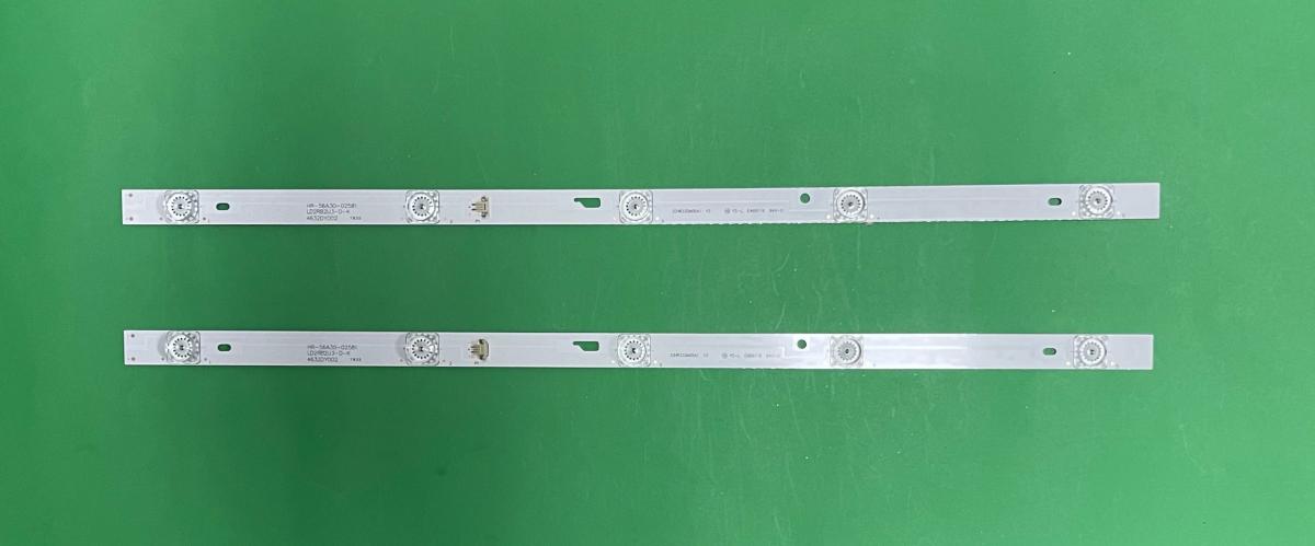 Zestaw listew LED do naprawy podświetlenia telewizora CANTV 32" zestaw 2szt X 32HR332M05A1 V3 , HR-56A30-02581 , LD2RB2U3-D-K , 5LED , 6V