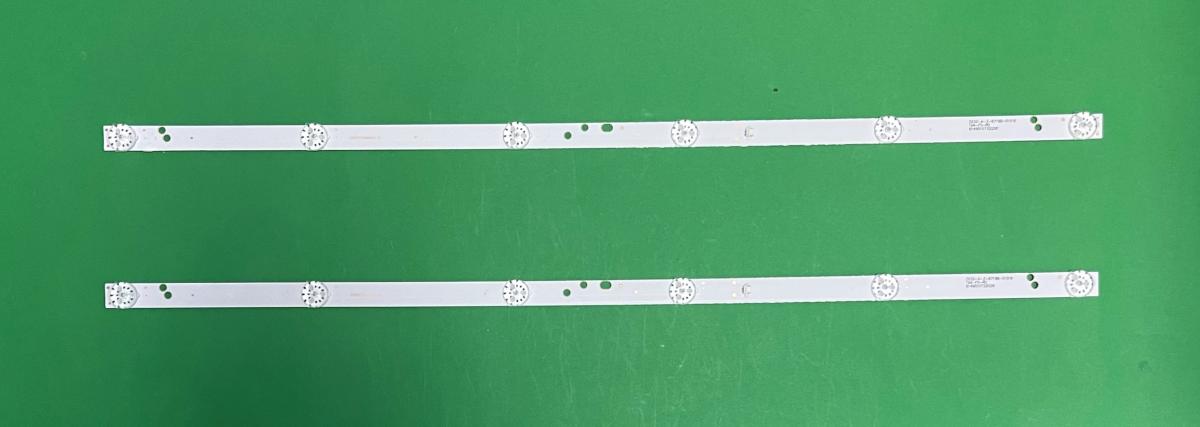 Zestaw listew LED do naprawy podświetlenia telewizora TCL / MANTA / SKYMASTER / KONKA 32" zestaw 2szt X ZX32ZC332M06A2 01 , JL.D32061330-114DS-M , CRH-K323030T020665R-Rev1.3 , 6LED , 3V , 588MM