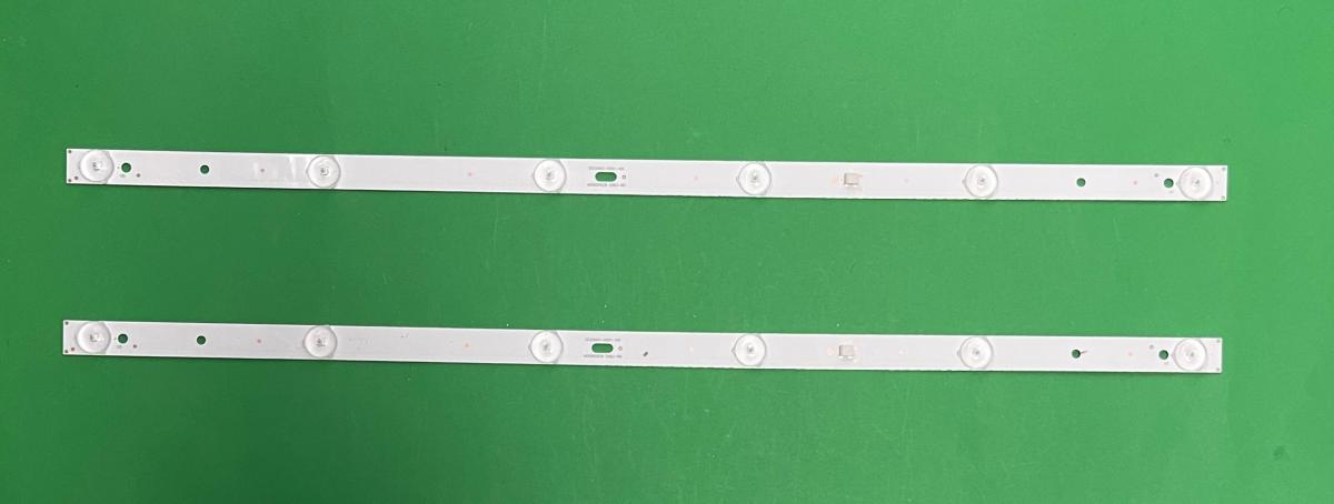 Zestaw listew LED do naprawy podświetlenia telewizora HAIER 32" zestaw 2szt X  DS32M63-DS01-V01 202006-DS32M6300-01 N1-R1-L(08B1-30)171015D M00600939 DSBJ-WG 32D3503V2W6C1B56217M , 6LED , 3V, 560MM
