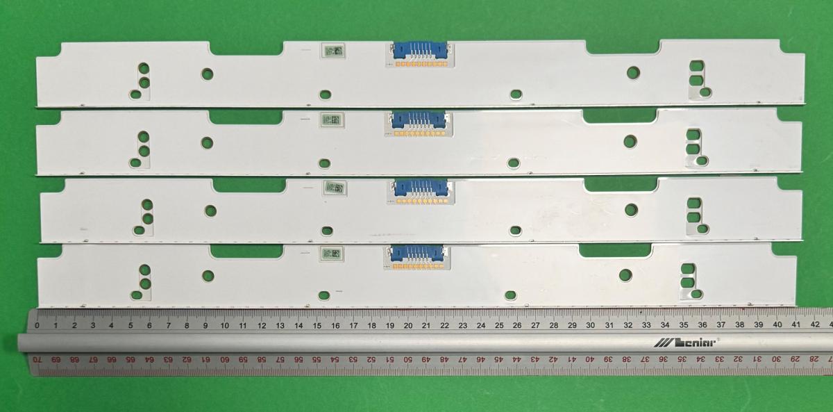 Zestaw listew LED do naprawy podświetlenia telewizora SAMSUNG 75" 4szt X V7MU-750SM0-R0 , BN96-42588A , 3V , 51LED , 401.5MM ,