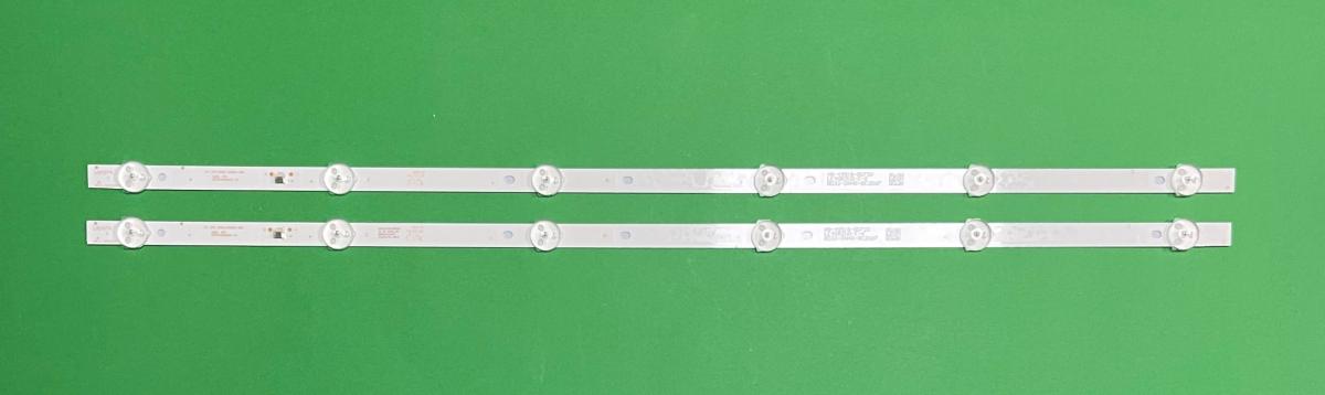 Zestaw listew LED do naprawy podświetlenia telewizora POLARLINE 32" zestaw 2szt X 32HR330M06AA V5 CY 2*6-3030-300MA-36V  32DN 6*2 HR-49518-00732 LE4RB2U0-E-K  , 6LED , 6V , 580MM