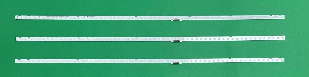 Zestaw listew LED do naprawy podświetlenia telewizora SAMSUNG 75" zestaw 3szt X 19Y_Q60_STC750A37_3030F_BLUE_60EA_REV5.0 ,  BN96-48257A , 60LED , 542MM