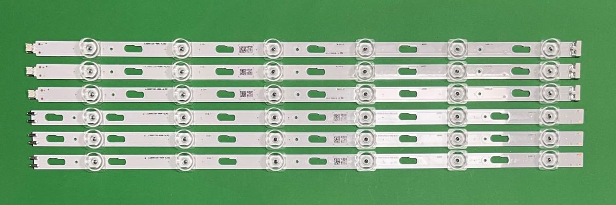 Zestaw listew LED do naprawy podświetlenia telewizora SAMSUNG 50" zestaw 6szt , 3szt X JL.D500C1330-408AL-M_V02 , BN96-50317A & 3szt X JL.D500C1330-408AR-M_V02 , BN96-50318A , V0T7-500SMA-R0 & V0T7-500SMB-R0