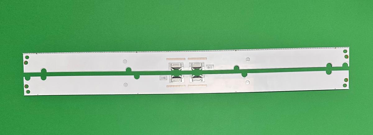 Zestaw listew LED do naprawy podświetlenia telewizora SAMSUNG 55" zestaw 2szt X V7Q8-55SM0-R0 BN96-42154A BN96-42155A , 144LED , 600MM , NIEBIESKIE ŚWIATŁO , ORYGINAŁ SAMSUNG