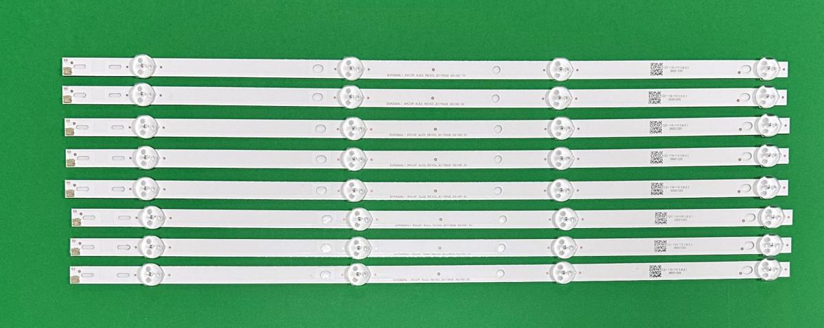 Zestaw listew LED do naprawy podświetlenia telewizora PHILIPS  50" zestaw   8szt X SVK500AL1_WICOP_4LED_REV03_20170430 4LED , 485MM , 3V