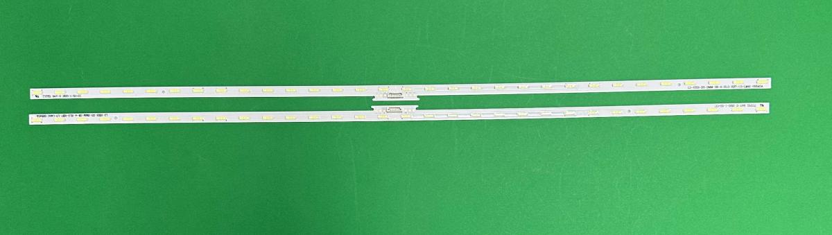 Zestaw listew LED do naprawy podświetlenia telewizora SONY 43" zestaw 2szt x L3_HRH_D3_BMM_S8_4_R1.0_RB7_1.0_LM41-00545A , 32LED , 6V ,