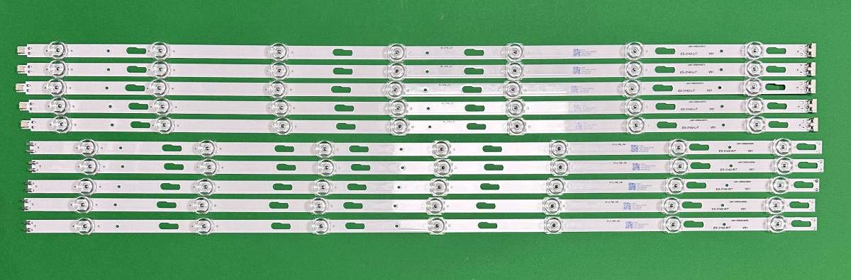 Zestaw listew LED do naprawy podświetlenia telewizora SAMSUNG 70" zestaw 10szt , 5szt X BN96-50046A & 5szt x BN96-50047A , LM41-00827A/LM41-00828A/ LM41-00824A/ LM41-00825A ,