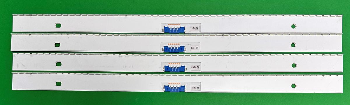 Zestaw listew LED do naprawy podświetlenia telewizora SAMSUNG 82" zestaw 4szt x BN96-46026A Y18_NU8/NU8.5_STS820A02_7020F UCD_51LEDs_REV1.0_180309_0.6T_4.27mm_BN96-46026A BN96-46469A , 51LED , 3V , 450MM , oryginał SAMSUNG ,