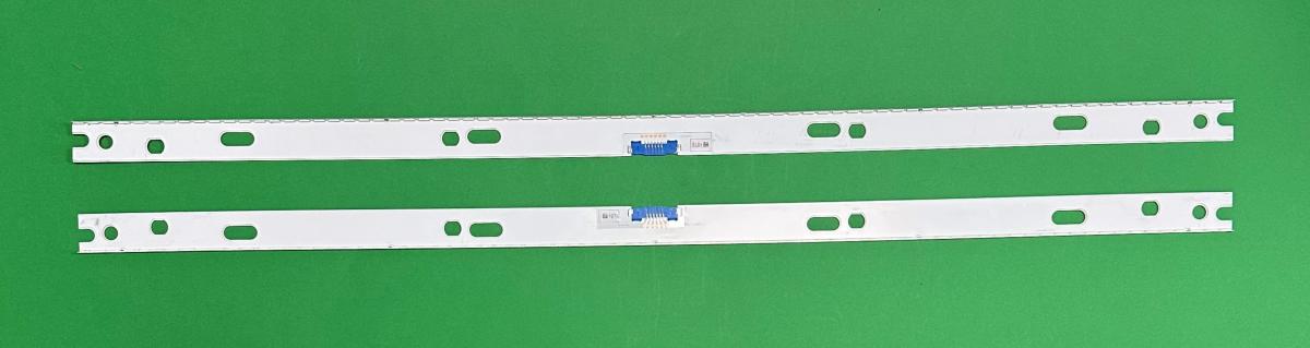 Zestaw listew LED do naprawy podświetlenia telewizora SAMSUNG 65" zestaw 2szt x BN96-45623A Y18_NU8/NU8.5_STS650A94_7020F UCD_78LEDs_REV1.0_180309_0.6T_4.07mm_BN96-45623A L1_NU8_F5_CEM_S26(3)_ R1.1_RBH_407060_LM41-00584A , 78LED , 3V , 706MM , oryginał SAMSUNG , białe światło ,