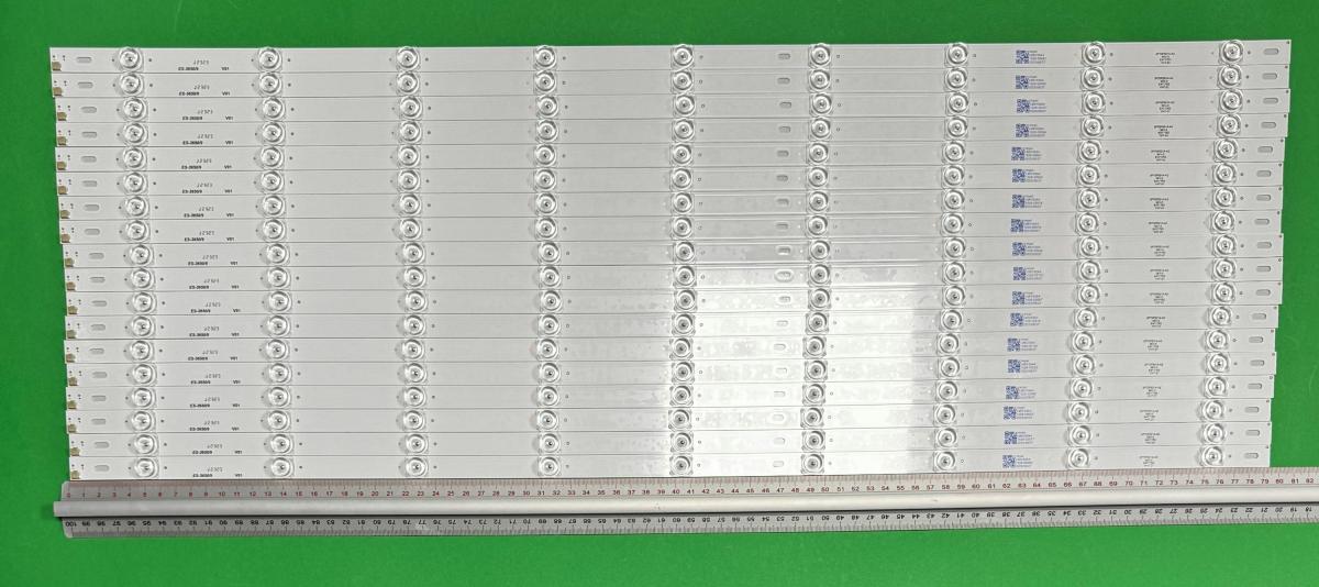 Zestaw listew LED do naprawy podświetlenia telewizora  SHARP 70" zestaw 18szt x 3P70P5014-A2 135/08L/33 A8071674484 , 792mm , 9LED , 3V ,