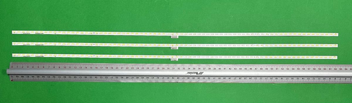Zestaw listew LED do naprawy podświetlenia telewizora SONY 85" zestaw 3szt x LB85003 V0_01 M3090026V0 , 72LED , 625MM , 6V ,