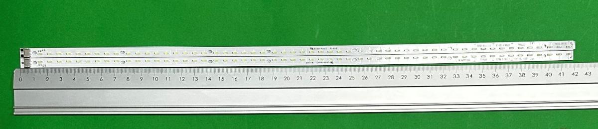 Zestaw listew LED do naprawy podświetlenia telewizora  PANASONIC 37" zestaw 2szt , 1szt x NLAW20102L & 1szt x NLAW20102R , 56LED , 418MM , 6V ,