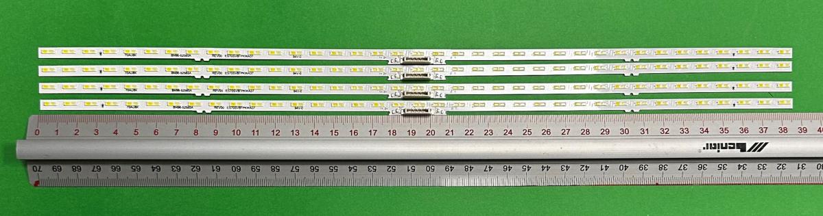 Zestaw listew LED do naprawy podświetlenia telewizora SAMSUNG 70" zestaw 4szt x BN96-52585A , 37LED , 385MM ,